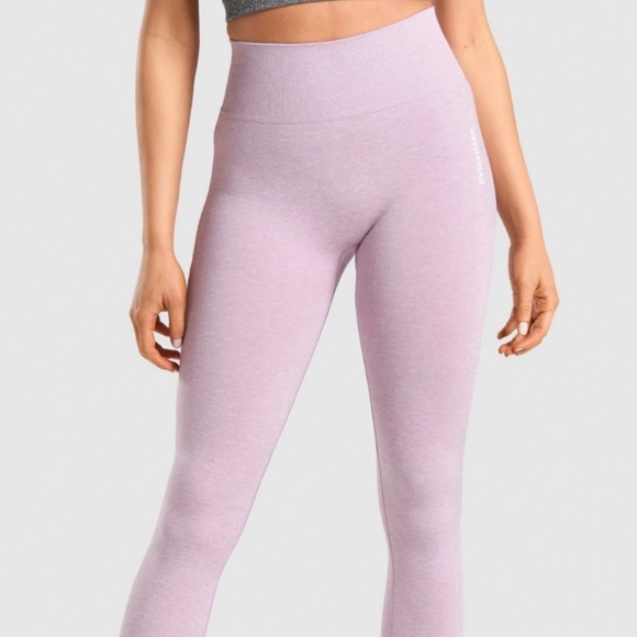 Gymshark Adapt Marl Seamless Leggings Purple Marl XS NWT - Picture 1 of 3